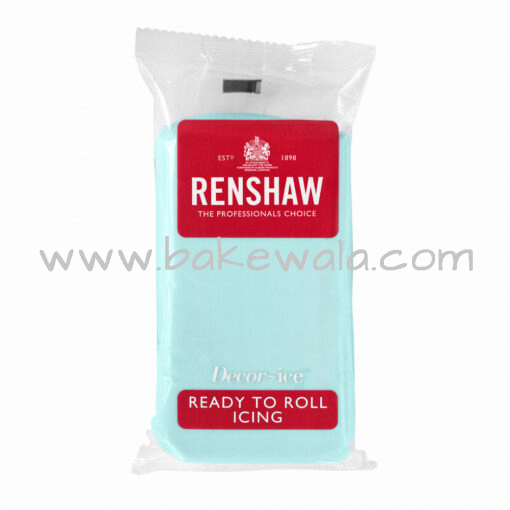 Renshaw Ready to Roll Fondant Icing - Duck Egg Blue - 250 gms