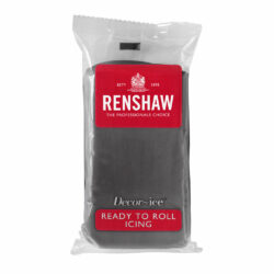 Renshaw Ready to Roll Fondant Icing - Grey - 250 gms