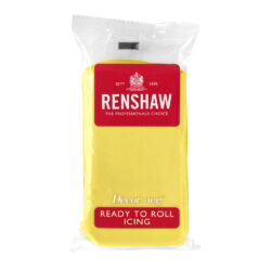 Renshaw Ready to Roll Fondant Icing - Pastel Yellow - 250 gms