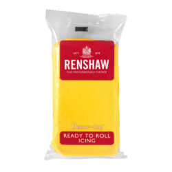 Renshaw Ready to Roll Fondant Icing - Yellow - 250 gms