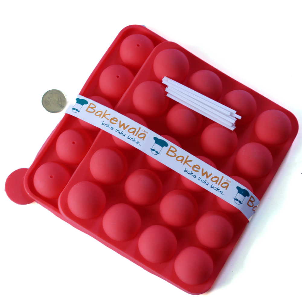 Buy Silicon Cake Pop Mould 20 Cake Pops Standard Size online in India at best price
