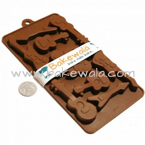 Silicon Chocolate Mould  - Guitar