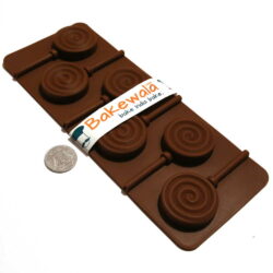 Silicon Chocolate Mould  - Swirl Lollipop Candy