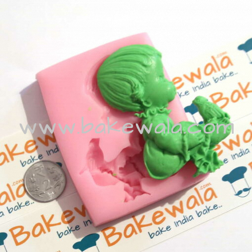 Silicon  Mould - Baby and Birdie