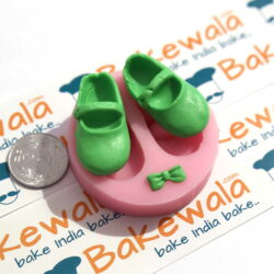 Silicon  Mould - Baby Shoes and Bow