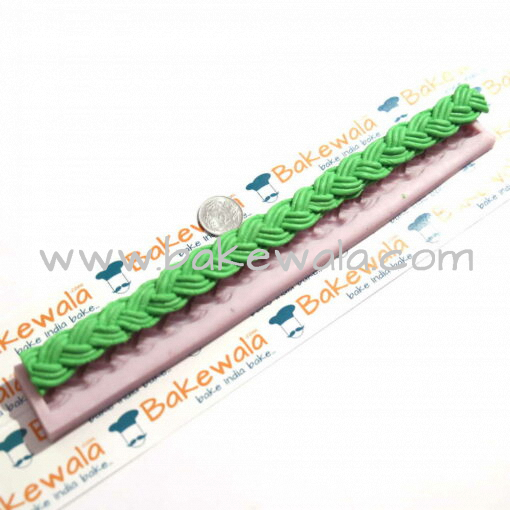 Silicon  Mould - Braided Rope Border