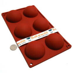 Silicon Mould Tray - Half Sphere - Cake or Chocolate Ball Mould Dome Shape