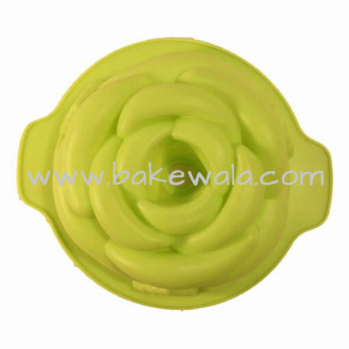 Silicone Cake Mould - Rose Shape - Medium - 8"