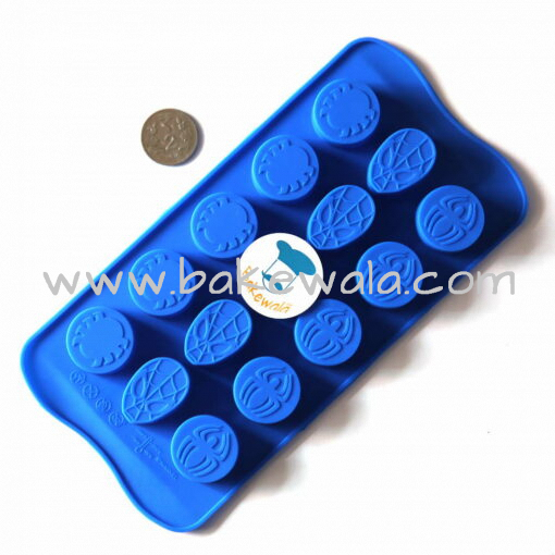 Silicone Chocolate Mould- Spiderman Shapes