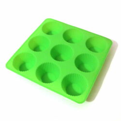 Silicone Cupcake Mould Tray - 9 cups