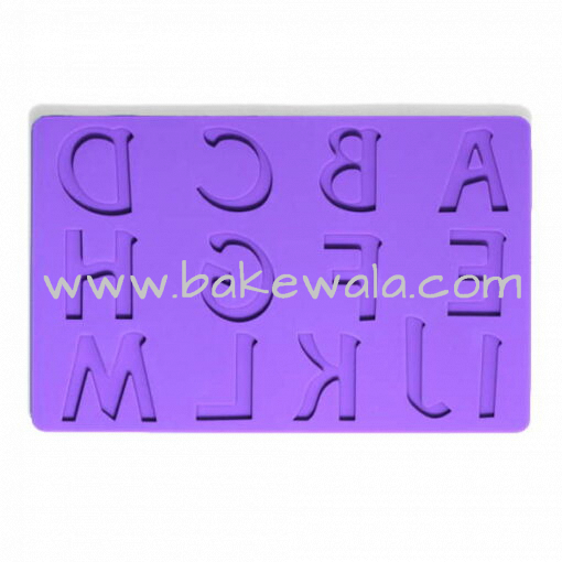 Silicone Fondant Mould - Alphabet