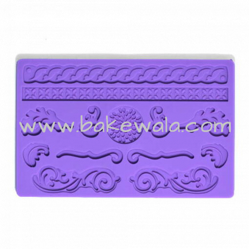 Silicone Fondant Mould - Filigree