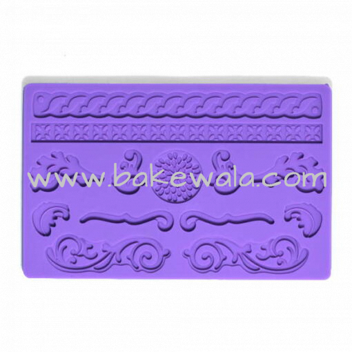 Silicone Fondant Mould - Filigree