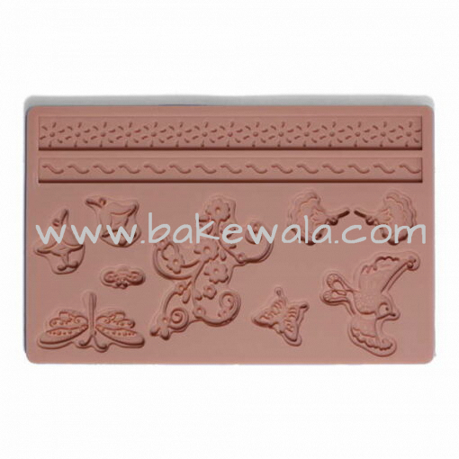 Silicone Fondant Mould - Nature