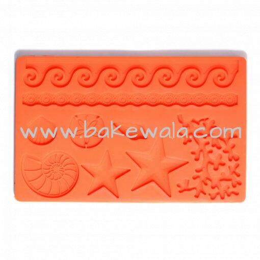 Silicone Fondant Mould - Sea Life