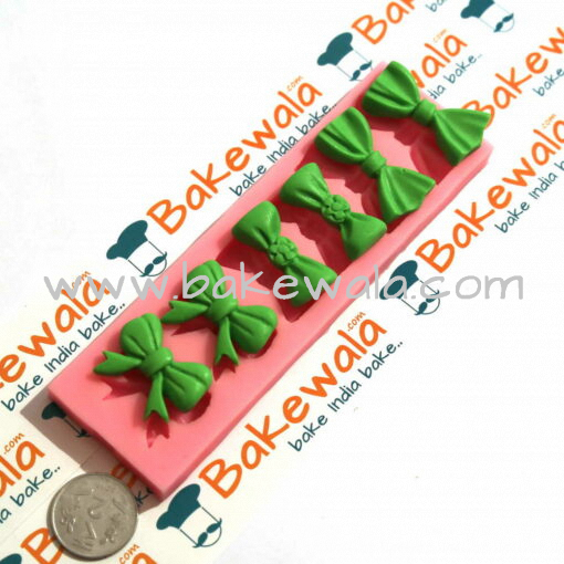 Silicone Mould - 6 Variety Bows