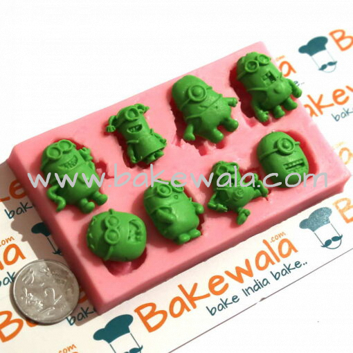 Silicone Mould - 8 Minions