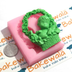 Silicone Mould - Baby Basket