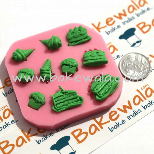 Silicone Mould - Cakes & Cupcakes