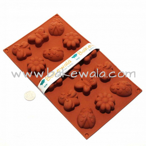 Silicone Mould - Chocolate Mould - Garden Theme