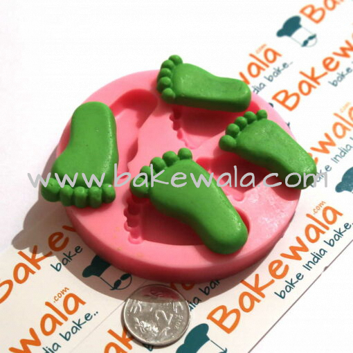 Silicone Mould - Happy Feet - Foot design