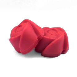 Silicone Rose Shape Cupcake Moulds 6 Cups