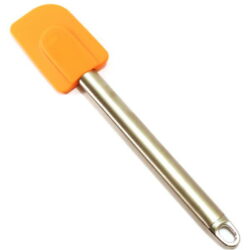 Silicone Spatula - Steel finish handle