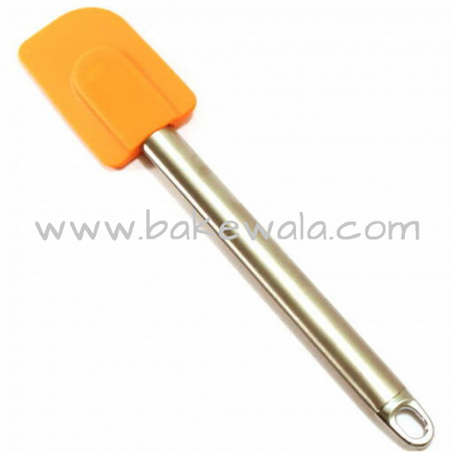 Silicone Spatula - Steel finish handle