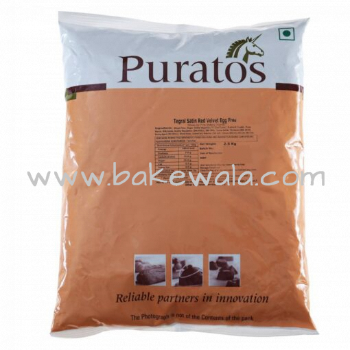 Puratos - Tegral Satin Red Velvet Egg Free Cake Mix - 2.5kg