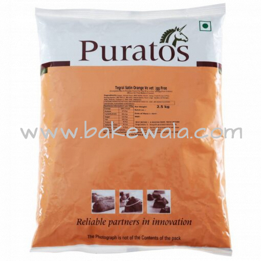 Puratos - Tegral Satin Orange Velvet Egg Free Cake Mix - 2.5kg