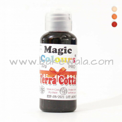 Icing or Gel Color - Magic Colours Pro Gel - Terracota - 32g