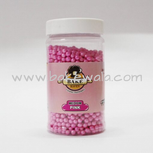 Bake Haven - Sugar Ball Medium - Light Pink - 150g