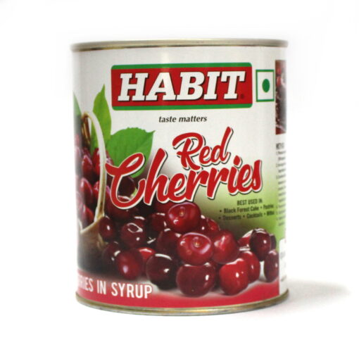 Habit - Canned Red Cherries Without Stem - 850g