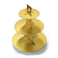 3 Tier Cake Stand - Gold