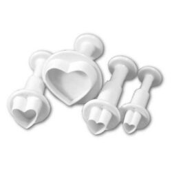 Plunger Cutter - Heart - Set of 4