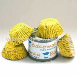 Cupcake Paper Liners - Yellow - 10.5cm - 100 pcs