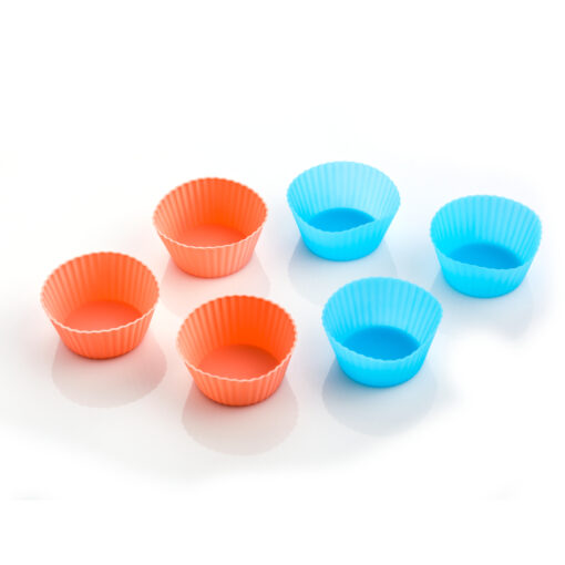 Silicone Cupcake Moulds 6 Cups 10.5cm