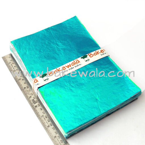 Chocolate Foil Wrapper - Large Size - Plain - Turquoise - 200 pcs